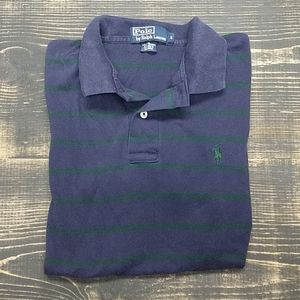 Polo by Ralph Lauren | Blue & Green Striped Polo